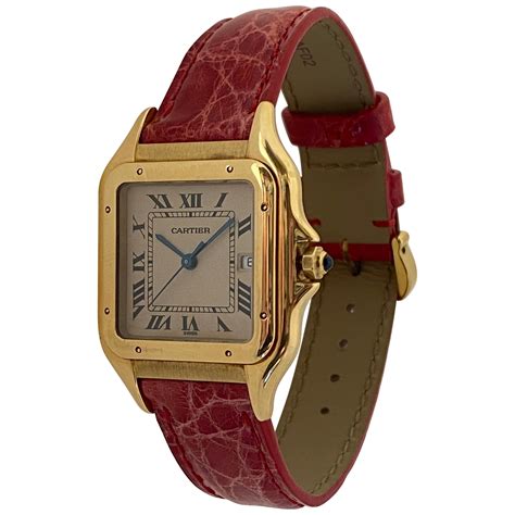 cartier panthere leather strap|Cartier leather strap replacement.